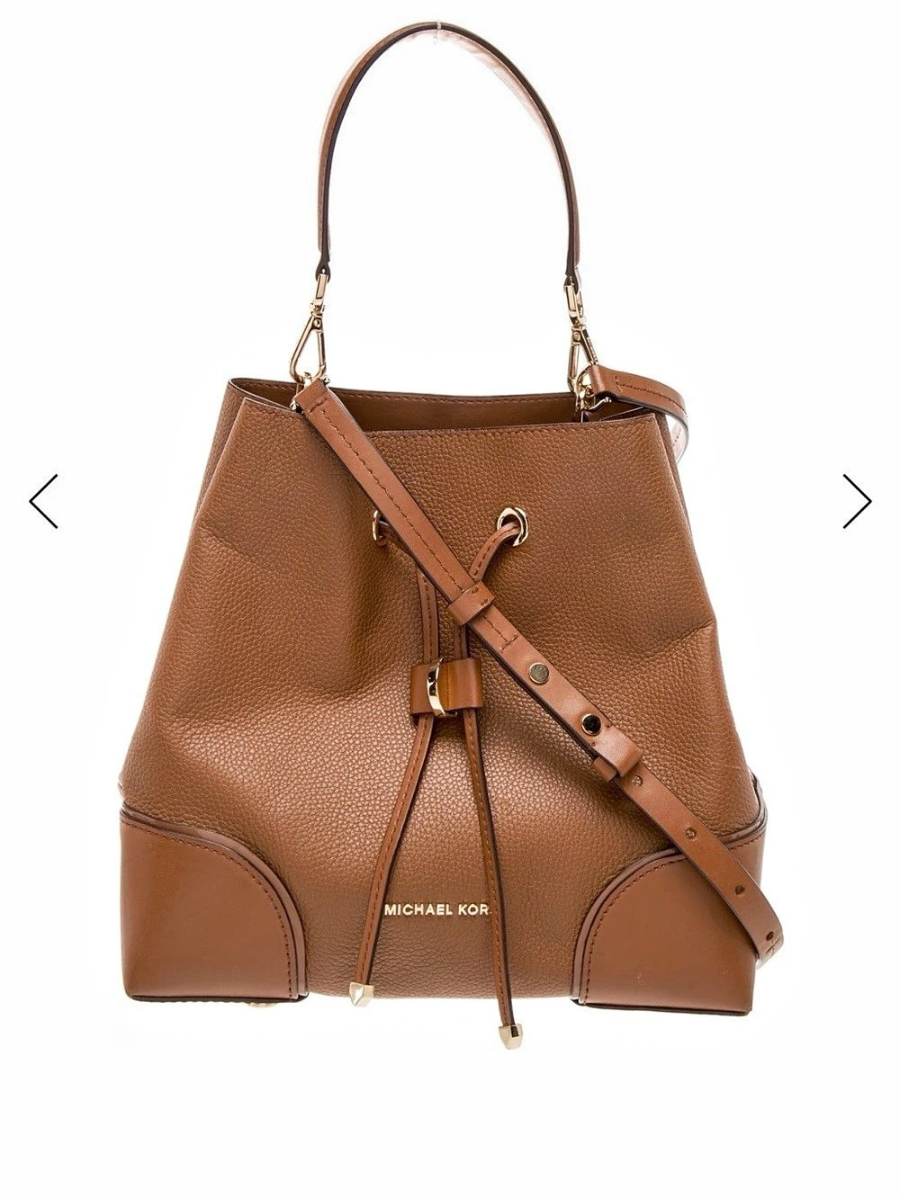 Michael Kors Carson Medium Brown Shoulder Bag